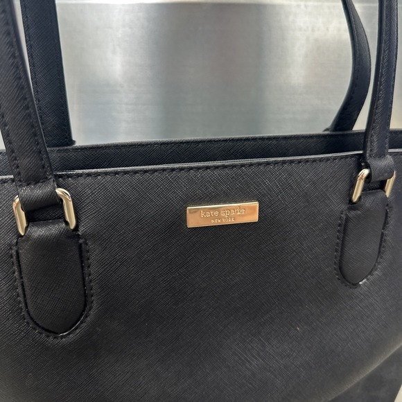 Kate Spade Black Shoulder Bag Purse Tote Classic - Picture 2 of 8